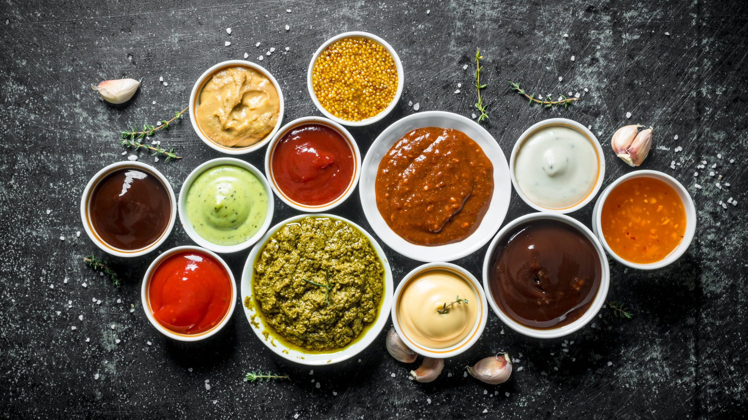 different-sauces-in-bowl-black