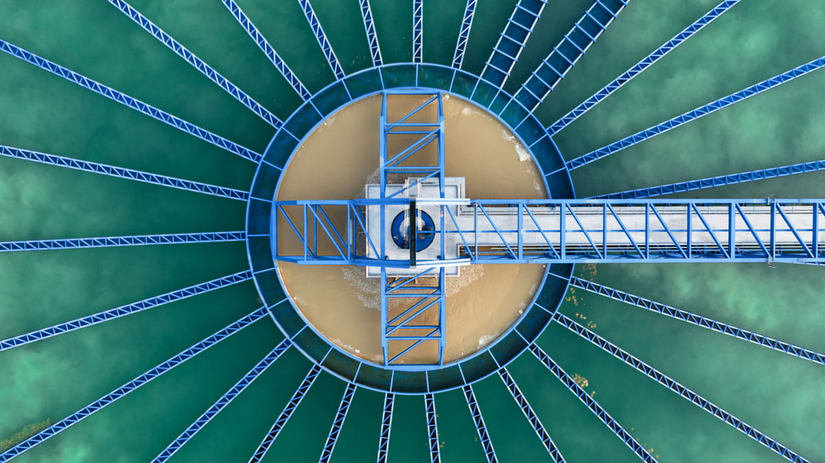 waste water treatment plant