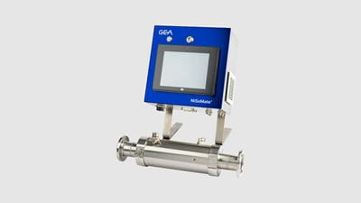 The GEA OptiPartner® NiSoMate® Quality Analyzer measures density, consistency and dilution inline at the homogenizer. Image: GEA