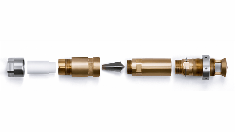 Flow Insert Rod-cut snack processing.