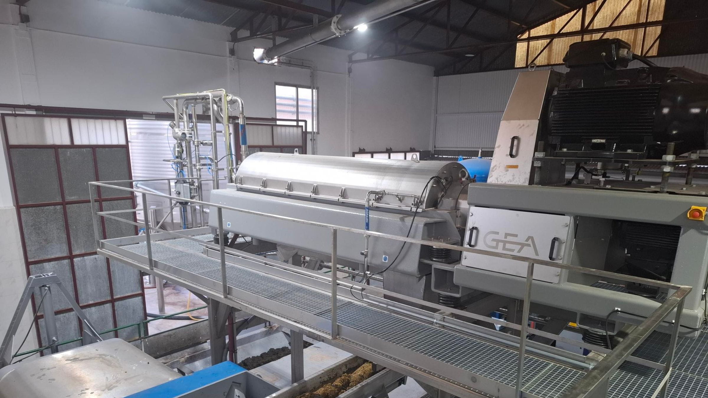 Decanter en planta de Vinícola del Carmen