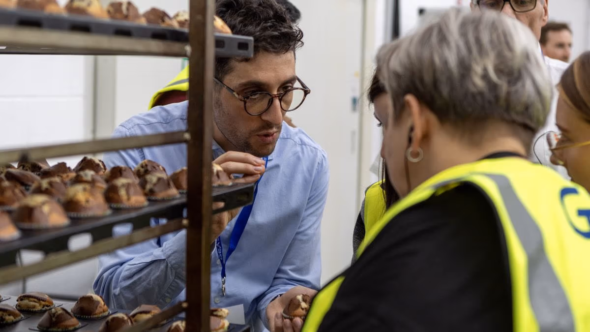 About 50 participants deepened their knowledge of cake production through technical presentations, pilot-scale experiments, and product evaluations during the GEA Bake Tech Master event at GEA in Italy. Source GEA